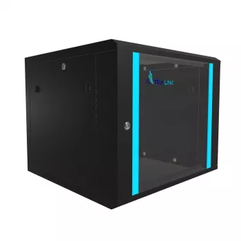 Wandmontagerack Extralink 9U 600x600 Schwarz