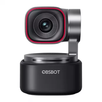 Webcam Obsbot Tiny 3 PTZ 4K von Obsbot — kompakte 4K-PTZ-Kamera für Streaming und Konferenzen
