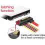 SATA-Kabel DeLOCK 85228 0,3 m SATA 7-polig SATA 22-polig Schwarz