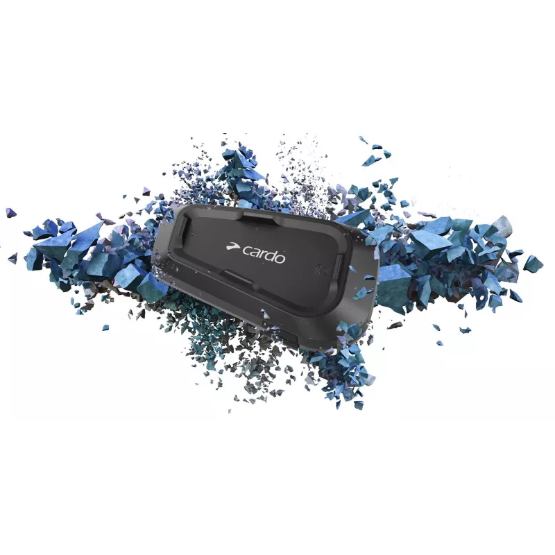 Cardo Spirit HD Duo Motorrad-Intercom 2 Kanäle 600 m Schwarz