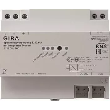 Gira KNX-Spannungsversorgung 1280mA Drossel REG 213800 (213800)
