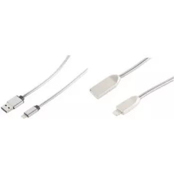 shiverpeaks BS14-13001 Lightning-Kabel 1 m Silber (BS14-13001)