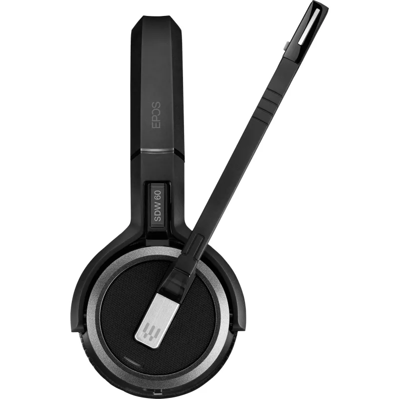 EPOS IMPACT SDW 5066T - Headset-System - On-Ear - DECT - Wireless, Kabelgebunden - Schwarz - Zertifiziert für Microsoft Teams, Optimiert für UC (1001039)