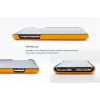Handyhülle VixFox für iPhone X/XS, senfgelb, Kartenfach-Rückseite