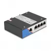 Ethernet Switch DELOCK 80162 — 5‑Port Gigabit RJ45 für Hutschienenmontage