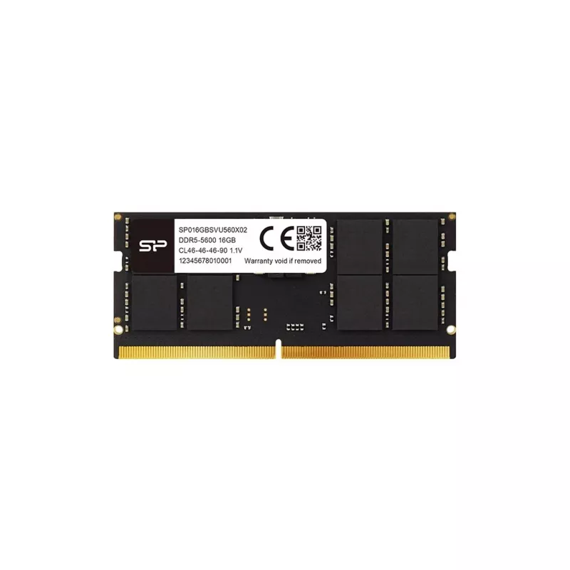 Laptop SODIMM DDR5 16 GB 5600 MHz RAM Silicon Power (262-Pin, CL46, 1,1 V)