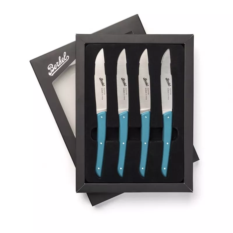 Steakmesser Berkel KCO4SW11SRPBL Edelstahl 4 Stück 11 cm Klinge