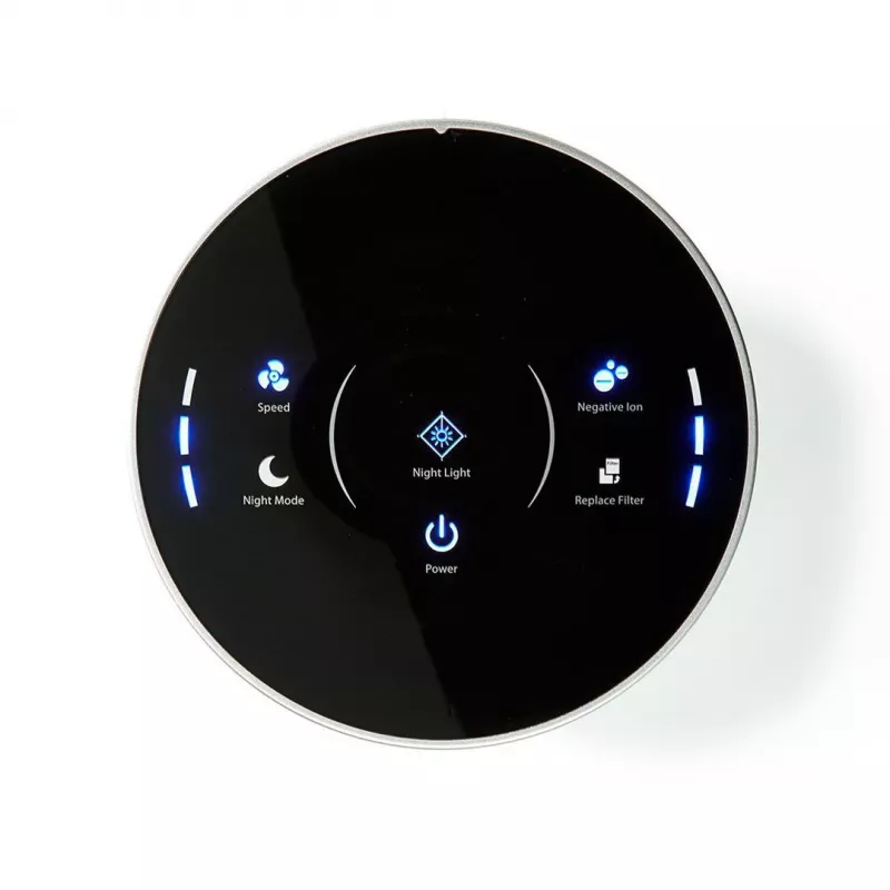 Nedis AIPU100CWT Luftreiniger 20 m² 50 dB 35 W Schwarz, Weiß