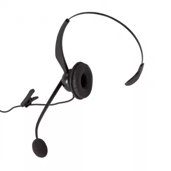 Auerswald COMfortel H-200 Headset Kabelgebundenes Headband Office/Call Center USB Typ-A Schwarz