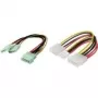 Molex 4-Pin/Molex 4-Pin + Mini Spox 4-Pin Kabel, ShiverPeaks, BS78231