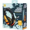 CANYON Star Raider GH-1A, Gaming-Headset 3,5-mm-Klinke mit verstellbarem Mikrofon und Lautstärkeregelung, mit 2-in-1-3,5-mm-Adapter, Kabel 2 m, Schwarz, 0,23 kg
