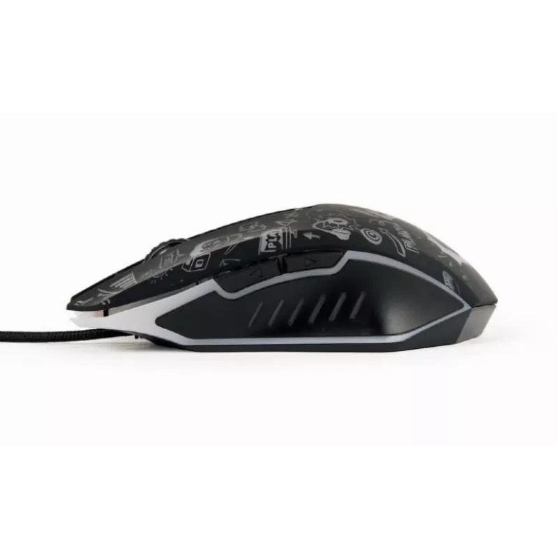 Maus USB Optisch SCHWARZ/MUS-6B-GRAFIX-01 Gembird