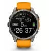 Garmin fenix 8 3,56 cm (1,4) AMOLED 47 mm Digital 454 x 454 Pixel Touchscreen Graphit Wi-Fi GPS (Satellit)