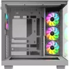PC-Gehäuse Thermaltake View 380 XL WS ARGB Snow White — Midi-Tower, ATX-Unterstützung, mit Fenster
