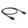DeLOCK - Video-/Audio-/Netzwerkkabel - HDMI - 28 AWG - HDMI, 19-polig (M) - HDMI, 19-polig (M) - 50 cm - Schwarz (84751)