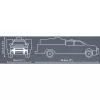 Aufbaubares Konstruktionsspielzeug Cobi RAM 3500 Feuerwehrwagen COBI-24612 2-in-1-Modellset