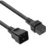 ACT Netzkabel C19 IEC Lock - C20 schwarz 1 m, PC1284