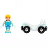 Zubehörteil/Modellbausatz Ravensburger BRIO Disney Princess Cinderella & Wagen, blau/weiß, ab 3 Jahren