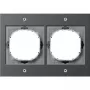 Wandplatte GIRA TX_44 anthrazit, thermoplastisch, 110×157 mm, konventionelles Design