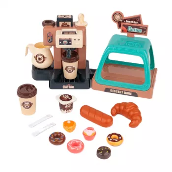 Extralink Toys Set Little Barista Ekspres Kawiarnia 40 EL.