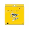 DeLOCK - Adapter Parallel/Seriell - PCIe 1.1 Low-Profile - parallel x 1 + Seriell x 2 (90413)