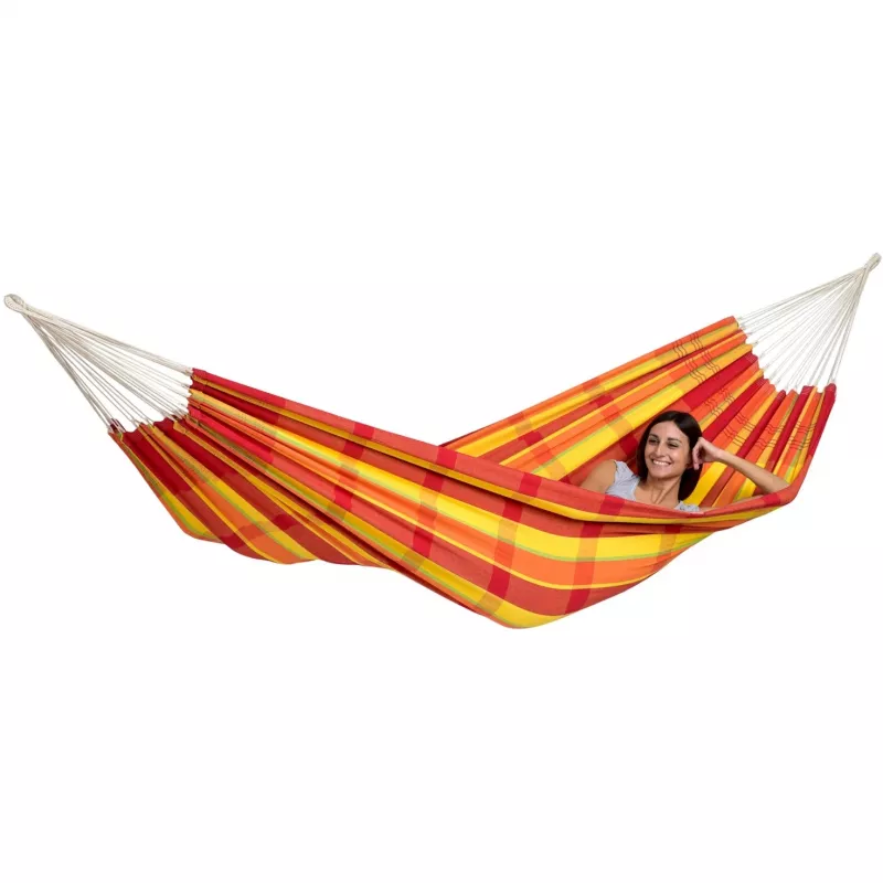 Hängematte Barbados Papaya AZ-1018200, Camping-Hängematte Rot