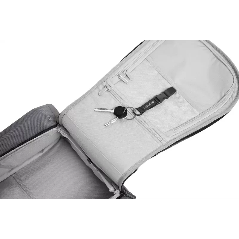 Backpack XDDESIGN Bizz Grau P705.932 – wasserabweisender, leichter City-Rucksack