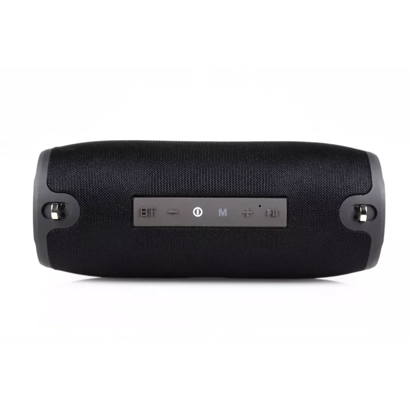 MANTA SPK15GO-BK tragbarer Bluetooth-Lautsprecher — 20 W, 3600 mAh, bis zu 8 h, schwarz