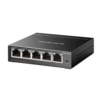 Unmanaged Netzwerk-Switch TP-LINK Mercusys MS105GS-M2 — 5-Port Gigabit Ethernet (10/100/1000), Schwarz