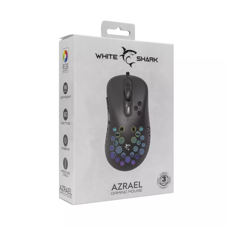 Maus White Shark GM-5013 Azrael Schwarz USB