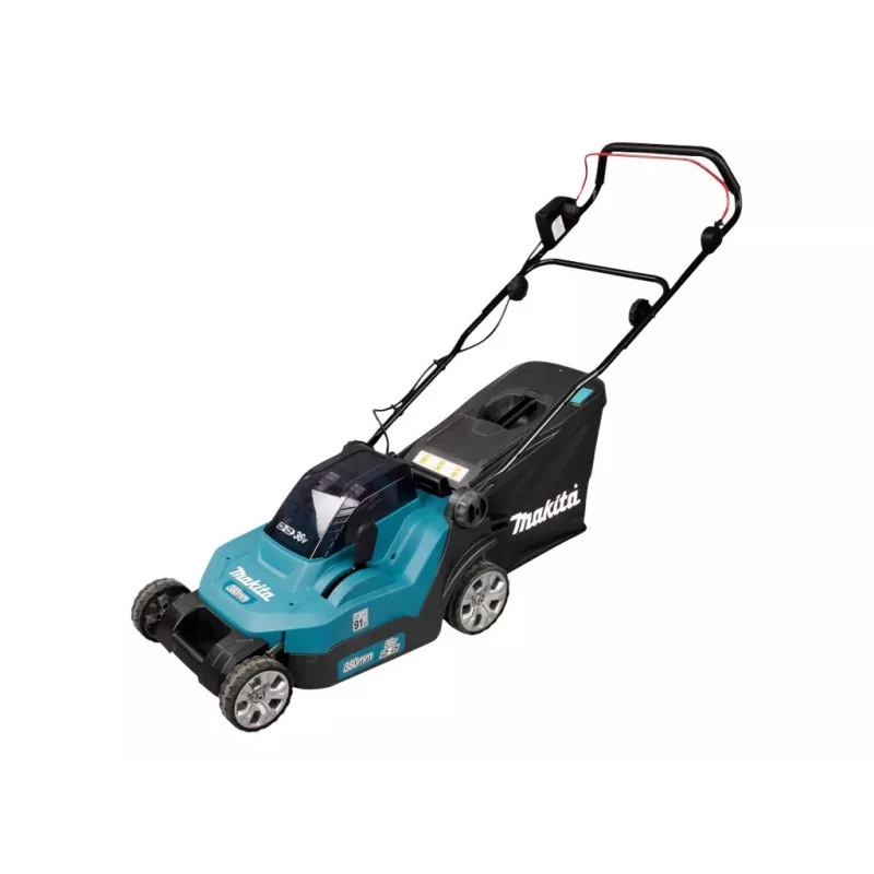 Makita DLM382PM2 - Rasenmäher - Akkubetrieben - 18 V - 4 Ah - 2 Akkus - 3700 1/min - 38 cm - 16,9 kg