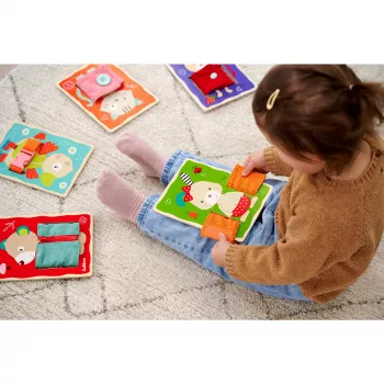 Lernbretter Textil, Geschicklichkeitsspiel 10 Teile