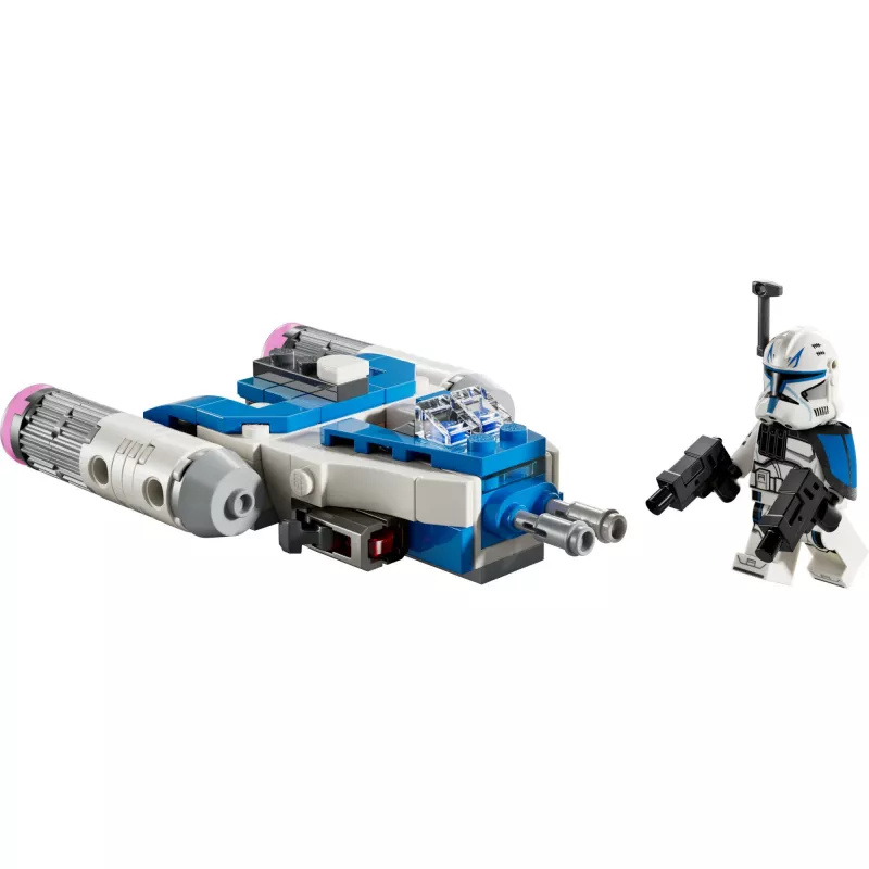 LEGO Star Wars Captain Rex Y-Wing Microfighter Sammlerstück – Das Klonkriege Raumschiff-Spielzeug mit einer Charakter-Minifigur für Jungen ab 6 Jahren
