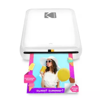 Kodak STEP RODMP20AMZW mobiler Fotodrucker ZINK 2x3'' Bluetooth
