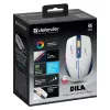 Kabellose Gaming-Maus DEFENDER MM-282 RF — beidhändig, optisch 1800 DPI, 5 Tasten, USB, batteriebetrieben