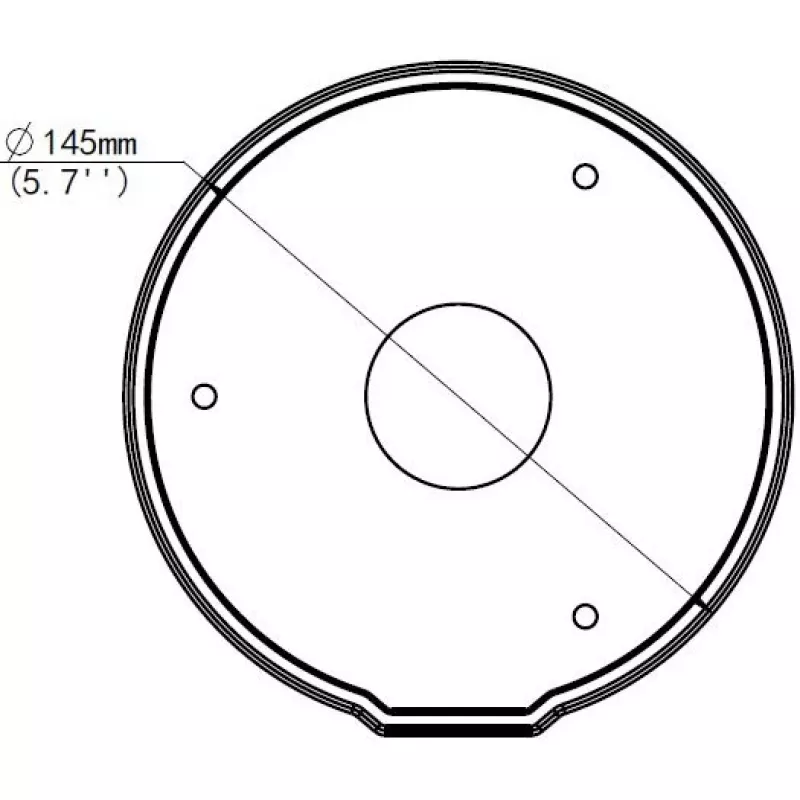 Anschlussdose ALLNET Montagebox MiniDome ALL-CAM2495-LVEFN für MiniDome-Kameras