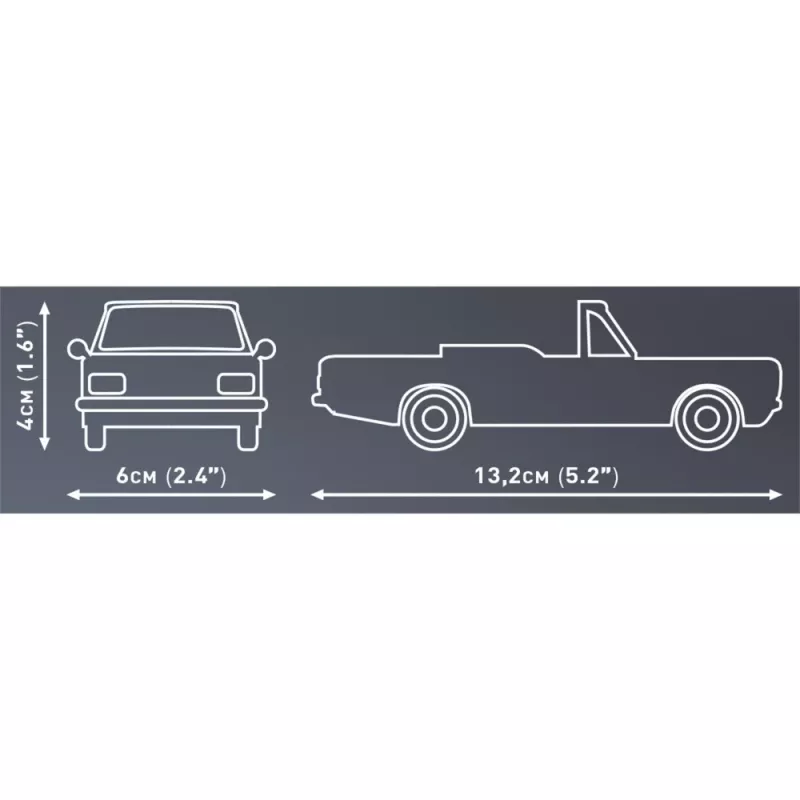 Cobi Konstruktionsspielzeug Opel Rekord C 1700 L Cabriolet Modellbausatz, maßstabsgetreuer Modellbausatz