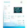 MacBook Air 13,6 Zoll: M4 10/10, 16 GB, 512 GB SSD, 35 W, GER – Silber