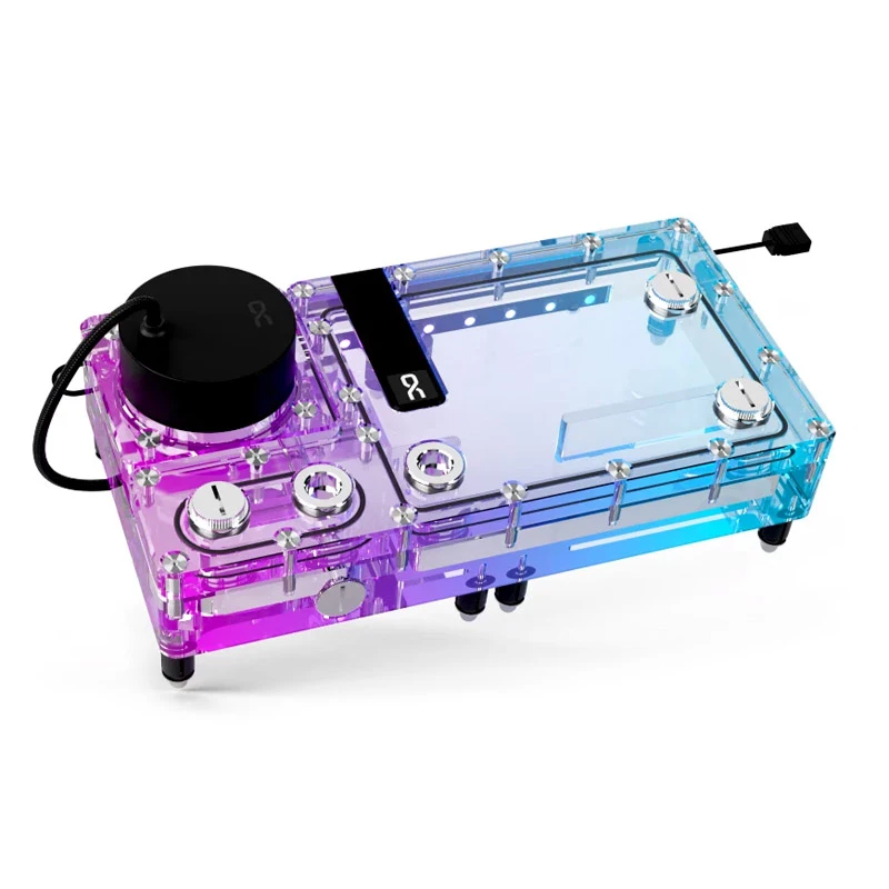 Alphacool Core Flat Reservoir 240, mit VPP-Pumpe - rechts
