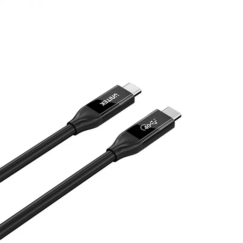 USB-C-Kabel Unitek C14100ABK01-2M – 2 m, 100 W Power Delivery, 40 Gbit/s Daten