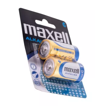 Einwegbatterie MAXELL LR14 (C) Alkaline 1,5 V, 2 Stück, Blister