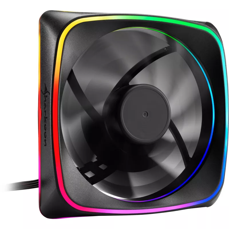 Lüfter Sharkoon RGB SHARK Lights 12 cm schwarz