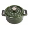 Staub 40509-804 Mini Cocotte 10 cm, Basilikumgrün, Gusseisen