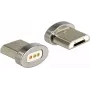 Kabel-Adapter DeLOCK 65929 USB Typ Micro-B Magnet Schnittstelle Silber