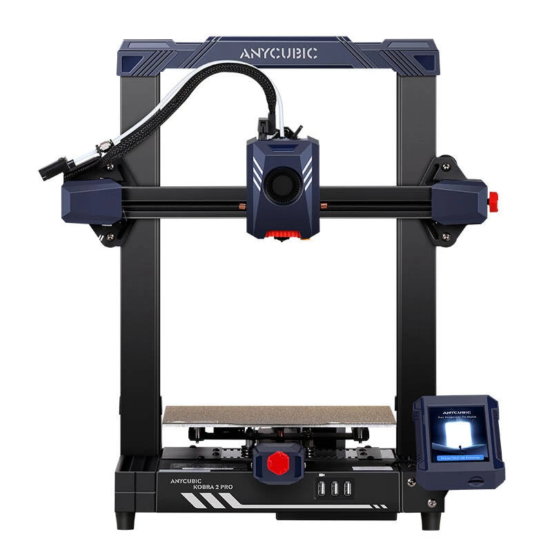 3D-Drucker AnyCubic Kobra 2 Pro K2RC0BK-Y-O mit dualer Z-Achse und automatischer Bettnivellierung