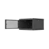 Wandmontierter 19 inch-Schrank 6U 600x600 schwarz