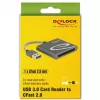Kartenleser DeLOCK 91525 USB 3.2 Gen 1 Grau