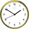 NeXtime Wanduhr 2523gw Arabisch, Ø44 cm, Wand, Gold/Weiß