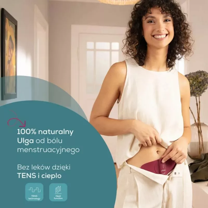 Menstruationsmassagegerät Beurer EM 50 Berry — elektrisches Gerät zur Linderung von Menstruationsschmerzen