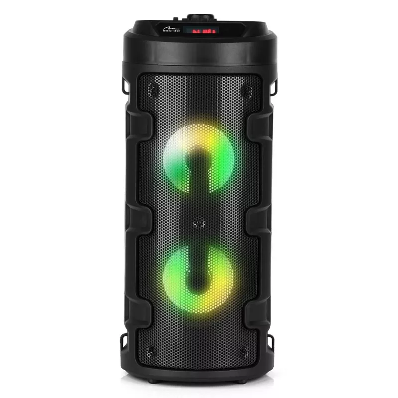 Media-tech Partybox Keg Bt - Kompakter Bluetooth Stereo-Lautsprecher mit FM-Radio, MP3-Player MT3165